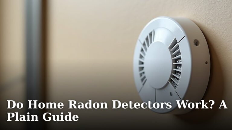 Do Home Radon Detectors Work? A Plain Guide