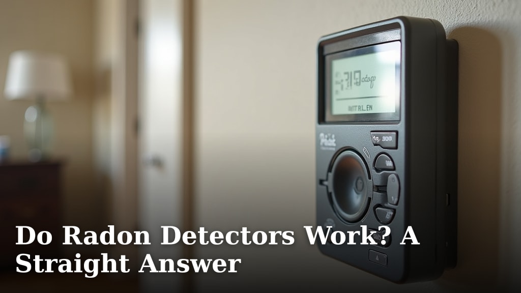 Do Radon Detectors Work? A Straight Answer