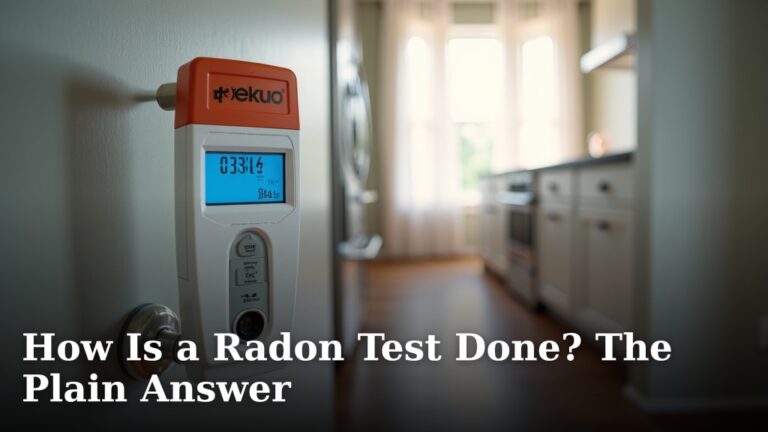How Is a Radon Test Done? The Plain Answer