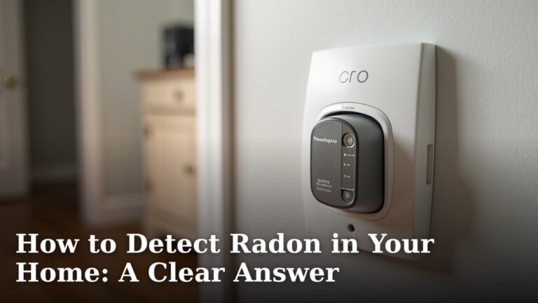 How to Detect Radon in Your Home: A Clear Answer