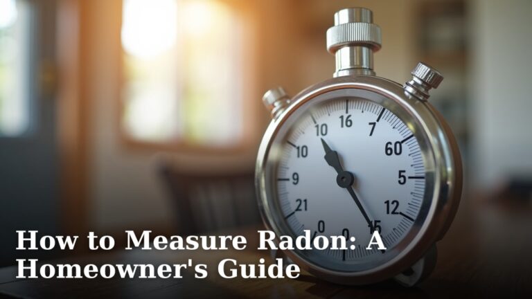 How to Measure Radon: A Homeowner's Guide