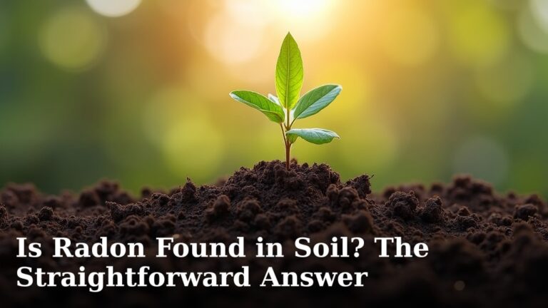 Is Radon Found in Soil? The Straightforward Answer