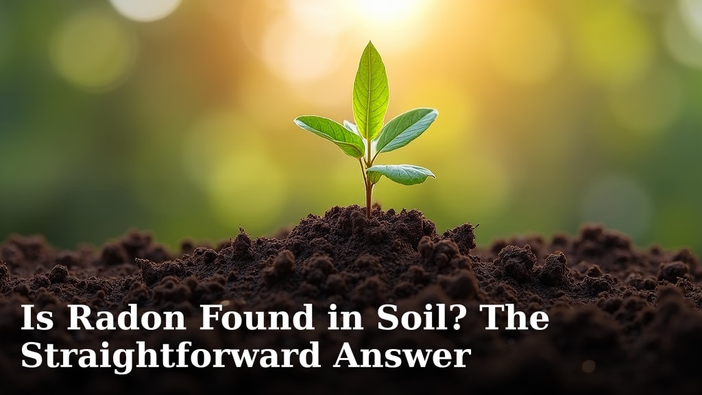 Is Radon Found in Soil? The Straightforward Answer