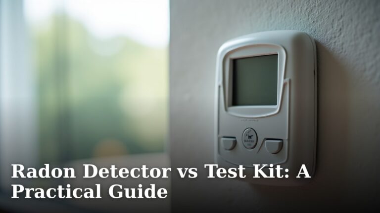 Radon Detector vs Test Kit: A Practical Guide