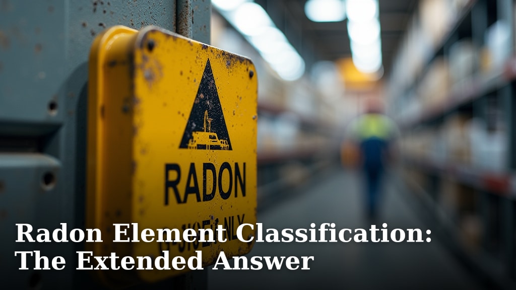 Radon Element Classification: The Extended Answer