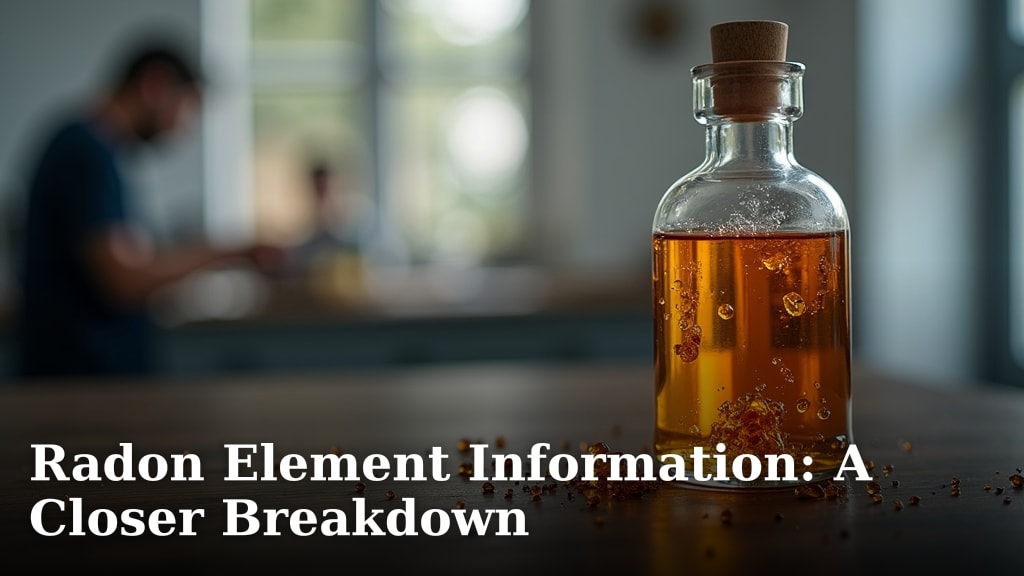 Radon Element Information: A Closer Breakdown