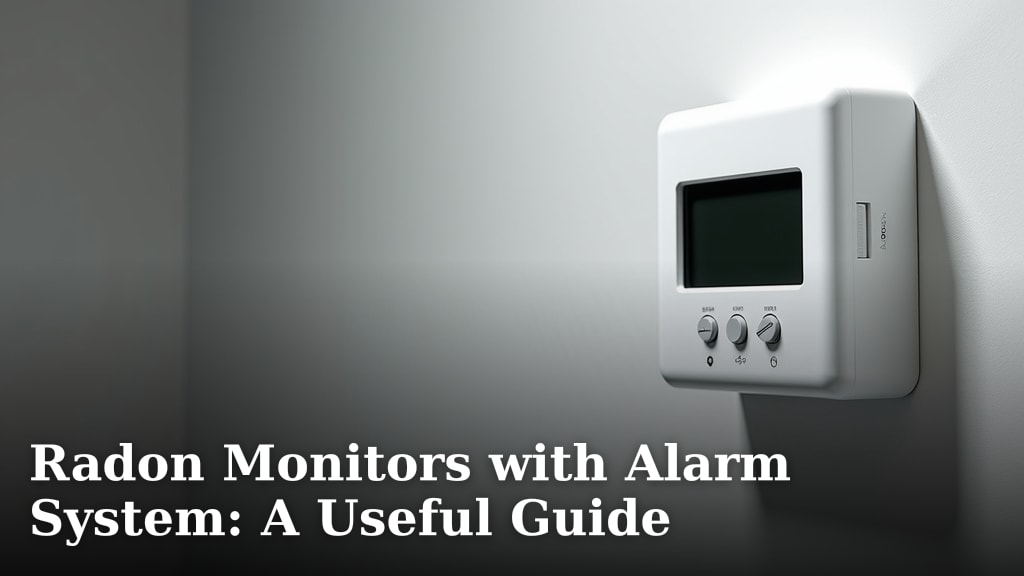 Radon Monitors with Alarm System: A Useful Guide