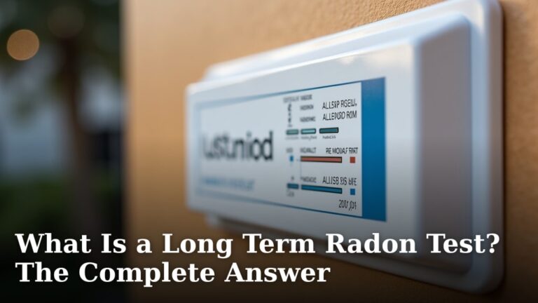 What Is a Long Term Radon Test? The Complete Answer