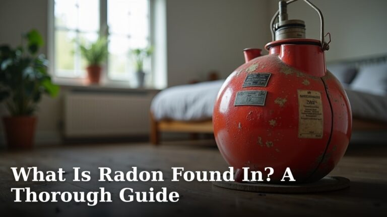 What Is Radon Found In? A Thorough Guide